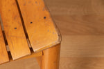 Pair of Vintage Bentwood Teak Slatted Children's Chairs