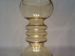 1960's Riihimaki of Finland Yellow Glass Vase