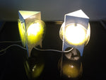 1960's Pair of Murano Glass Bedside Lamps