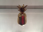 VINTAGE SMALL BRASS PINEAPPLE COCKTAIL STICK HOLDER