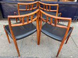 Set of 4 1960s Niels Moller Rosewood Model 79 Dining Chairs