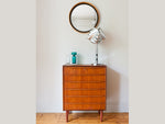 Danish Bevelled Edge Teak Mirror