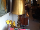 Pair 1950's Solid Brass Stiffel Table Lamps