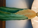 Vintage Ceramic Corn on the Cob Table Lamp