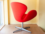 Vintage Danish Swan Chairs Arne Jacobsen Fritz Hansen