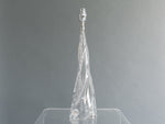 Crystal Swirl form Table Lamp Base