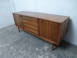 Morris of Glasgow Walnut and Teak Sideboard