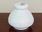 1960s AK Kaiser White Porcelain Crocodile Op Art Vase