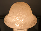1960's Peill & Putzler Glass Mushroom Lamps