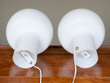 Pair of 1970's Opaque Table Lamps by Wofi Leuchten GmbH