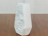 1970's German Kaiser Fossil White Bisque Abstract Vase