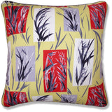 Vintage Cushions - Bamboo Leaves. Circa 1950