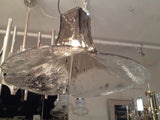 Murano Glass Petal Chandelier by Carlo Nason for Mazzega