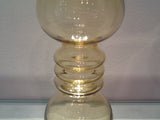 1960's Riihimaki of Finland Yellow Glass Vase