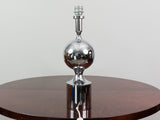Large 1970's German Chrome Bubble Table Lamp by S�lken Leuchten