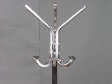 1960s French Industrial Chrome Coat and Hat Stand