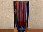 Small 1970s Italian Murano Handmade Sommerso Glass Vase