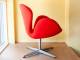 Vintage Danish Swan Chairs Arne Jacobsen Fritz Hansen