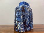 1970s Fajance Series Royal Copenhagen Blue Pottery Vase