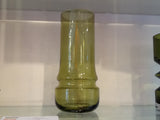 Large Riihimaki Olive Green Glass Vase By Tamara Aladin