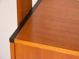 1960's Italian Teak Veneer Wall Unit by AV Arredamenti Contemporanei