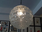 German Large Clear Glass Globe Light