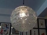 German Large Clear Glass Globe Light