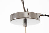 1970s German Kaiser Leuchten Ice Glass Pendant Light