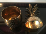 Large Vintage Brass Pineapple Ice Bucket