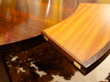 1960s Danish Dyrlund Rosewood Flip-Flap Extendable Lotus Dining Table