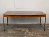 Vintage Rosewood and Chrome Dining Table/Desk