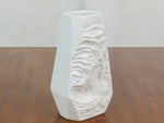 1970's German Kaiser Fossil White Bisque Abstract Vase