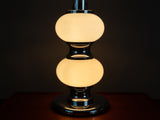 Pair of 1970s German Two-Globe Table Lamps by Solken Leuchten