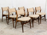 1960s Erik Buck Model #310 Danish 6 x Dining Chairs