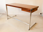 1970s Merrow Associates Rosewood and Chrome Desk