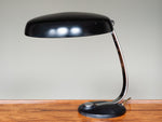 Vintage 1960's German Black and Chrome Desk Lamp