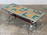 1970S ABSTRACT TILED COFFEE TABLE