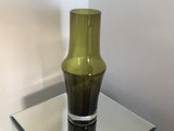 Riihimaki Lasi Oy Sage Green Vase