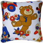 Vintage Cushions - Teddy Bear Toys