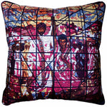 Vintage Cushions - Stained Glass Window of Africa