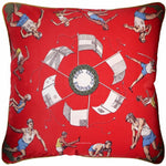 Vintage Cushions - Empire Games 1958