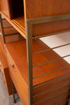 1960s Staples Ladderax Teak Double Shelving System