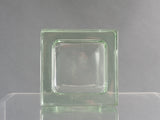 Vintage Square Heavy Glass Ashtray