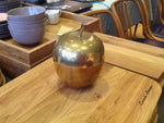 Vintage 1960's Brass Apple Bowl