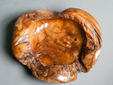 LARGE SOLID TEAK HANDMADE ROOT BOWL