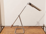 1970's Danish Minimalist Chrome Desk Lamp by Abo Randers