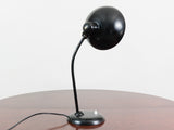 VINTAGE MODEL 6556 DESK LAMP WITH A BLACK STEM BY CHRISTIAN DELL FOR KAISER IDELL