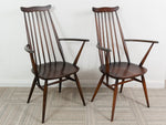 Pair of Ercol Windsor Goldsmith 369A Carver Chairs