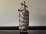 VINTAGE GLASS & METAL MESH SPARKLETS SODA SYPHON