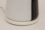 1970s Italian Murano Glass Decorative Striped Table Lamp